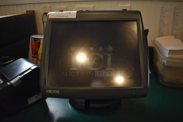 Micros 15" POS System Monitor and Epson Model M129B Receipt Printer - Image 5 of 5