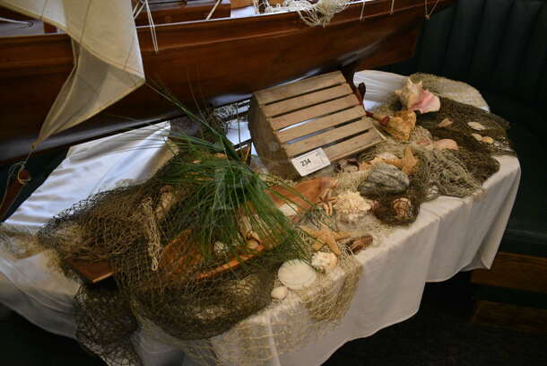 Decorative Sail Boat w/ Various Accents. 79x16x80 - Image 6 of 7