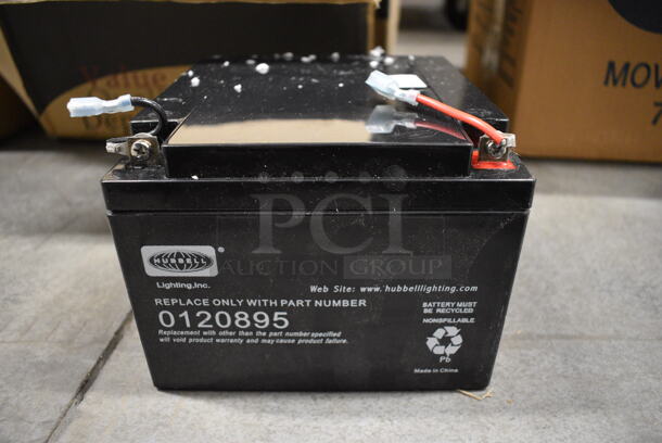 BRAND NEW IN BOX! Hubbell Battery. 6.5x7x5 - Image 1 of 8