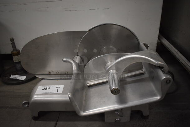 NICE! Hobart Stainless Steel Commercial Countertop Meat Slicer. 21x19x13