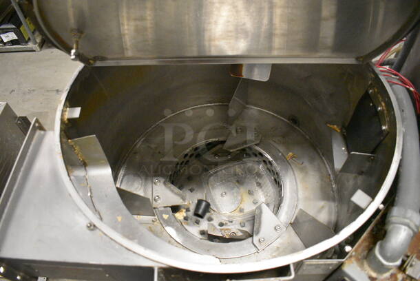 Hobart Model EL5-1224 Metal Commercial Floor Style Garbage Disposal. 200 Volts, 3 Phase. 40x32x59, 8x15x15 - Image 4 of 12
