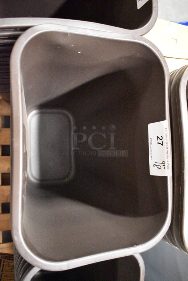 18 Brown Poly Trash Cans. 15x11x20. 18 Times Your Bid! - Image 4 of 4
