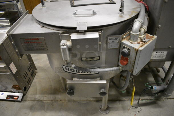 Hobart Model EL5-1224 Metal Commercial Floor Style Garbage Disposal. 200 Volts, 3 Phase. 40x32x59, 8x15x15 - Image 10 of 12