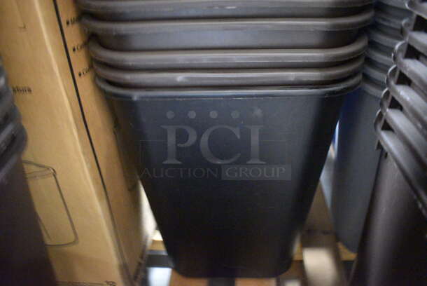 18 Poly Trash Cans; 17 Brown, 1 Black. 15x11x20. 18 Times Your Bid! - Image 3 of 3