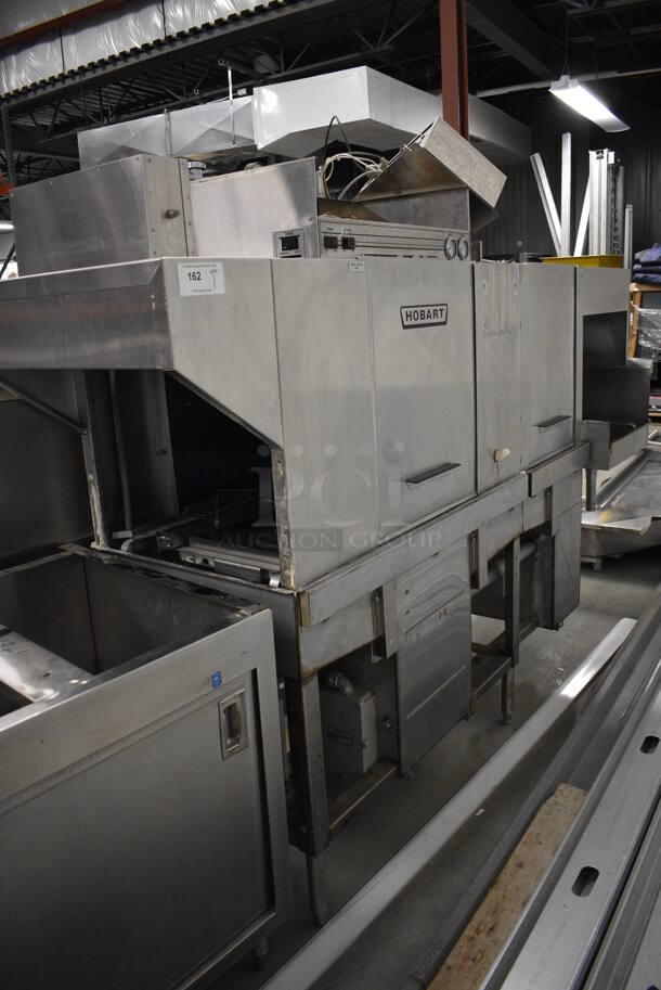FANTASTIC! Hobart Model CFS-66A Stainless Steel Commercial Conveyor Dishwasher w/ Control Box. 208 Volts, 3 Phase. 101x29x73, 20x9x20 - Image 2 of 12