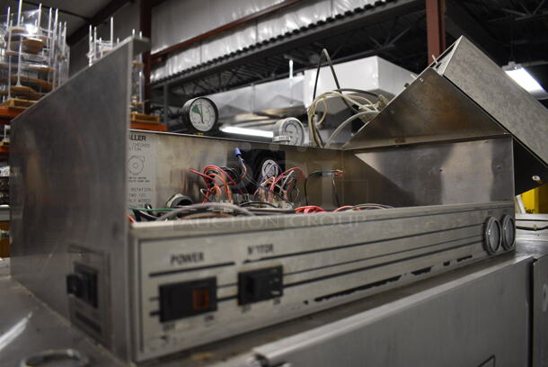 FANTASTIC! Hobart Model CFS-66A Stainless Steel Commercial Conveyor Dishwasher w/ Control Box. 208 Volts, 3 Phase. 101x29x73, 20x9x20 - Image 4 of 12