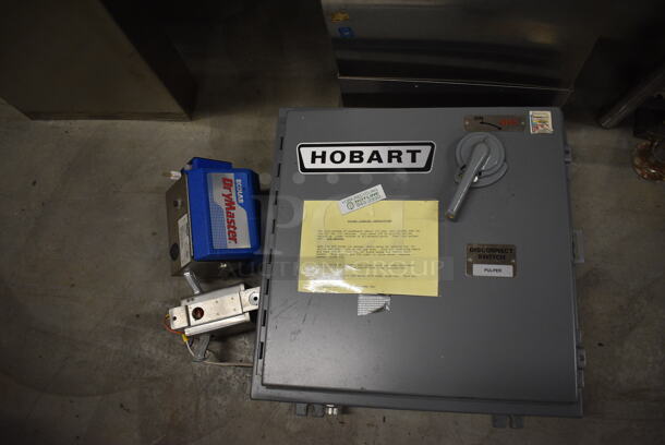 FANTASTIC! Hobart Model CFS-66A Stainless Steel Commercial Conveyor Dishwasher w/ Control Box. 208 Volts, 3 Phase. 101x29x73, 20x9x20 - Image 10 of 12