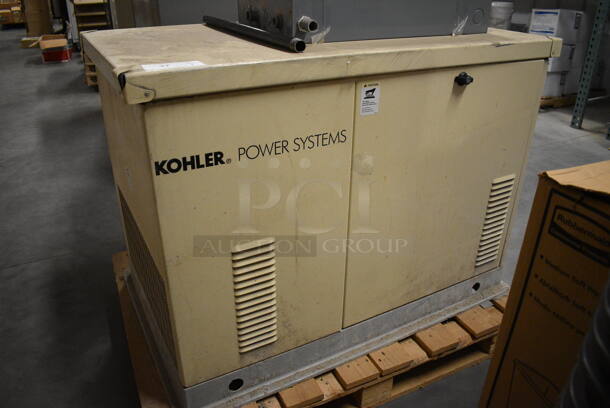 Kohler Power Systems Metal Commercial Gas Powered Generator w/ Control Box. 44x27x32, 13x6x24 - Image 2 of 9