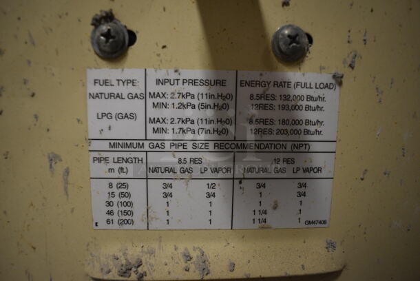 Kohler Power Systems Metal Commercial Gas Powered Generator w/ Control Box. 44x27x32, 13x6x24 - Image 4 of 9