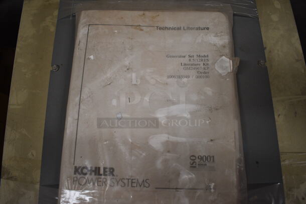 Kohler Power Systems Metal Commercial Gas Powered Generator w/ Control Box. 44x27x32, 13x6x24 - Image 8 of 9