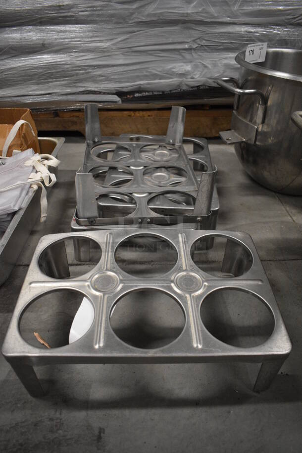 4 Metal 6 Cut Out Stands. 15x10x4. 4 Times Your Bid! - Image 3 of 3