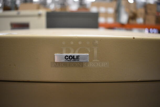 Cole Metal 4 Drawer Filing Cabinet. 15x27x52.5 - Image 4 of 8