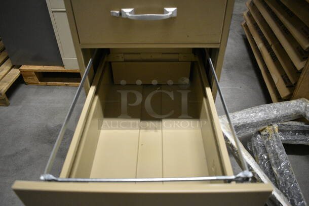 Cole Metal 4 Drawer Filing Cabinet. 15x27x52.5 - Image 7 of 8