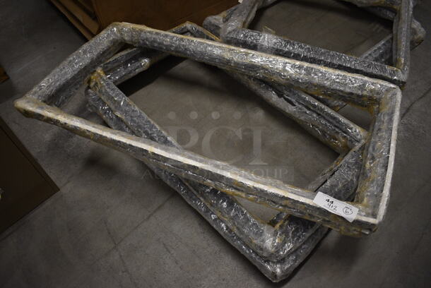6 BRAND NEW! Metal Deluxe Filter Rack Frames. 43x21x2, 38x21x2. 6 Times Your Bid! - Image 1 of 3