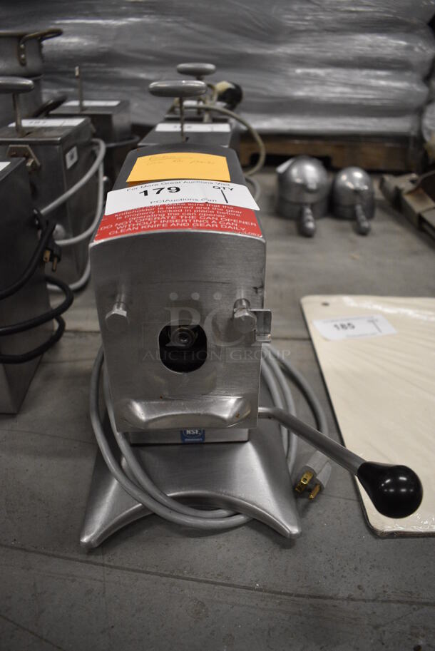 Edlund Model 270 Metal Commercial Electric Powered Can Opener. For Parts. 115 Volts, 1 Phase. 8x14x9.5