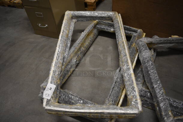 6 BRAND NEW! Metal Deluxe Filter Rack Frames. 43x21x2, 38x21x2. 6 Times Your Bid! - Image 2 of 3