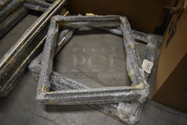 4 BRAND NEW! Metal Deluxe Filter Rack Frames. 25x28x3, 31x29x3. 4 Times Your Bid!