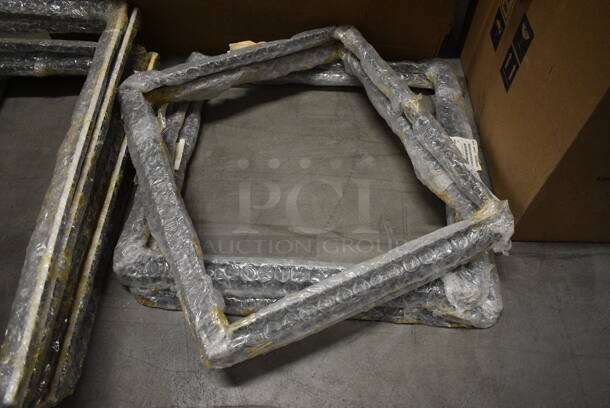 4 BRAND NEW! Metal Deluxe Filter Rack Frames. 25x28x3, 31x29x3. 4 Times Your Bid! - Image 2 of 5