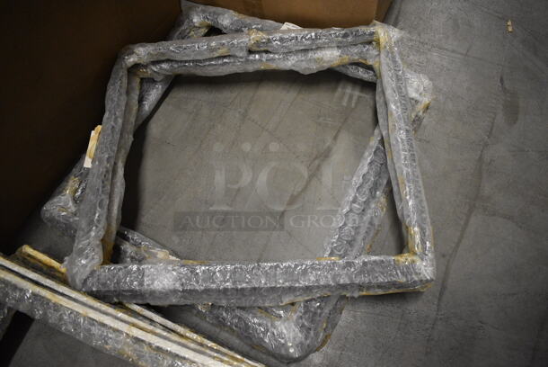4 BRAND NEW! Metal Deluxe Filter Rack Frames. 25x28x3, 31x29x3. 4 Times Your Bid! - Image 3 of 5