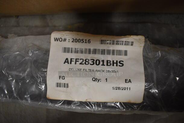 4 BRAND NEW! Metal Deluxe Filter Rack Frames. 25x28x3, 31x29x3. 4 Times Your Bid! - Image 5 of 5