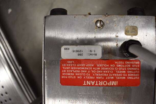 Edlund Model 266 Metal Commercial Electric Powered Can Opener. 115 Volts, 1 Phase. 4.5x6.5x12 - Image 4 of 5