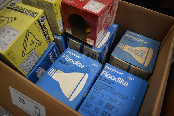 ALL ONE MONEY! Lot of Various Items Including Halogen Lightbulbs and Long Range Microwave Detector! - Image 4 of 5
