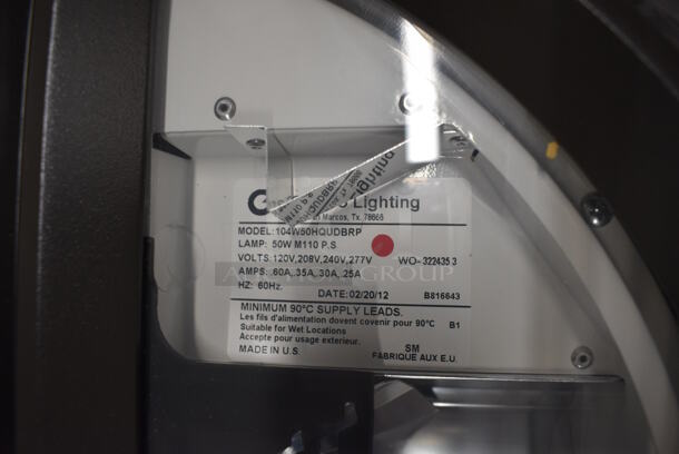 BRAND NEW IN BOX! Cooper Lighting Model 104W50HQUDBRP Metal Light. 120/208/240/277 Volts. 18x9x7 - Image 4 of 7