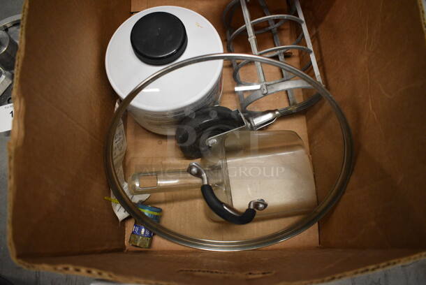 ALL ONE MONEY! Lot of Various Items Including Glass Lid! - Image 3 of 4