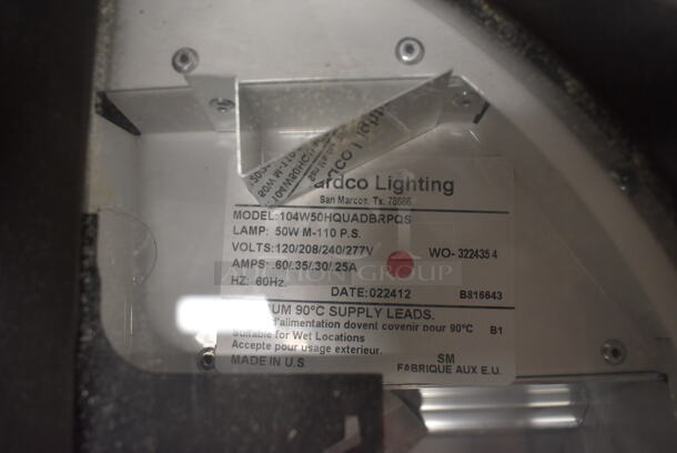 BRAND NEW IN BOX! Cooper Lighting Model 104W50HQUDBRP Metal Light. 120/208/240/277 Volts. 18x9x7 - Image 3 of 6
