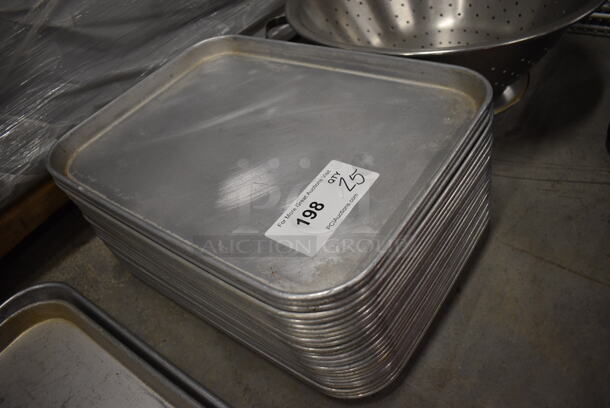 25 Metal Trays. 12x16.5x1. 25 Times Your Bid! - Image 2 of 3