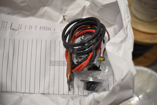 ALL ONE MONEY! Lot of Various Items Including UHMT1 Thermostats and Metal Light Shade! - Image 3 of 6