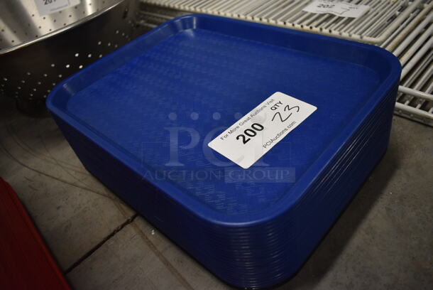23 Blue Poly Trays. 14x11x1. 23 Times Your Bid! - Image 3 of 3