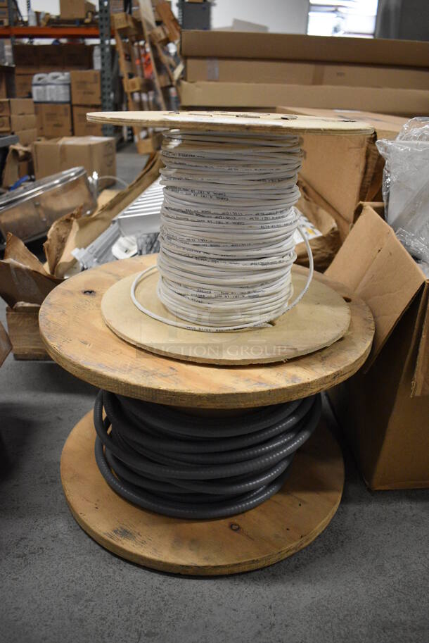 2 Spools of Wire. 2 Times Your Bid!