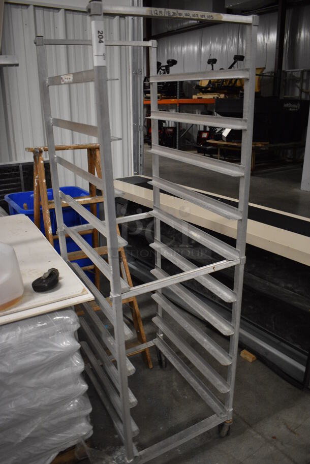 Metal Commercial Pan Transport Rack on Commercial Casters. 20.5x26x69 - Image 2 of 4