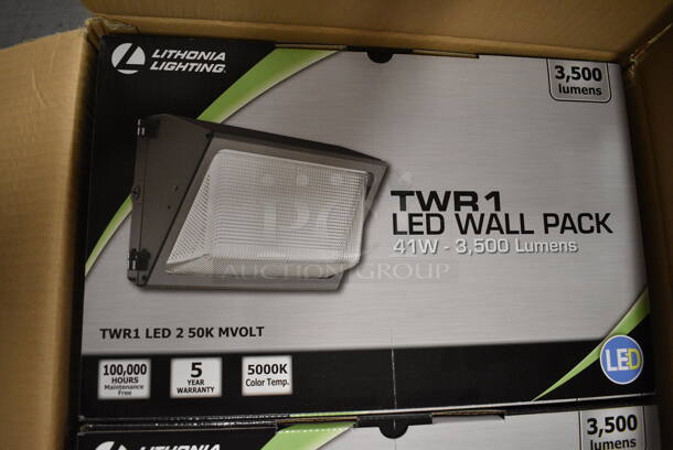 2 BRAND NEW IN BOX! Lithonia TWR1 LED 2 50K Mvolt Lights. 13.5x9x7.5. 2 Times Your Bid! - Image 2 of 8