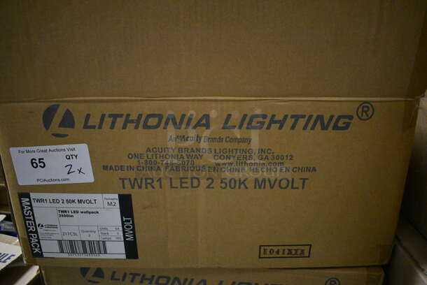 2 BRAND NEW IN BOX! Lithonia TWR1 LED 2 50K Mvolt Lights. 13.5x9x7.5. 2 Times Your Bid! - Image 6 of 8