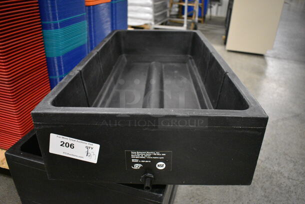 3 Iowa Model IRP-2010 Black Poly Ice Bins. 18x36x7. 3 Times Your Bid! - Image 4 of 4