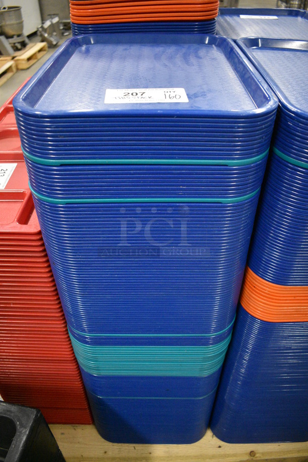 ALL ONE MONEY! Lot of 160 Various Colored Trays! 16x12x1 - Image 1 of 3