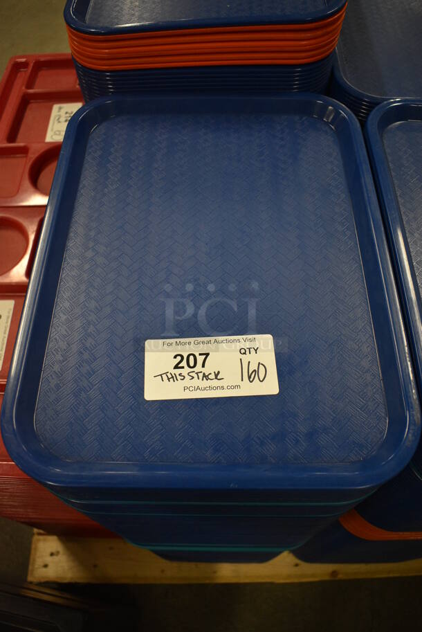 ALL ONE MONEY! Lot of 160 Various Colored Trays! 16x12x1 - Image 2 of 3