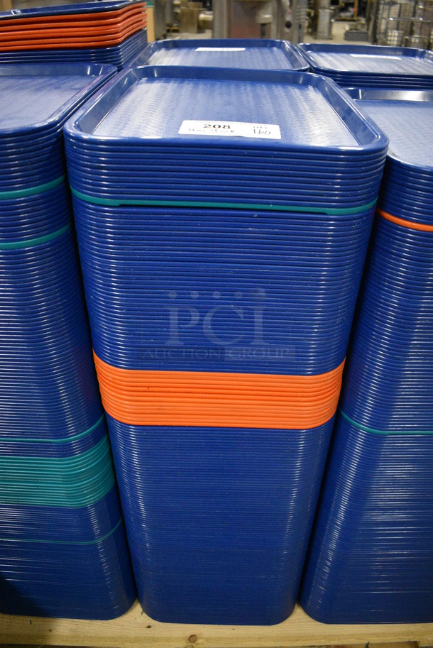 ALL ONE MONEY! Lot of 160 Various Colored Trays! 16x12x1 - Image 1 of 3