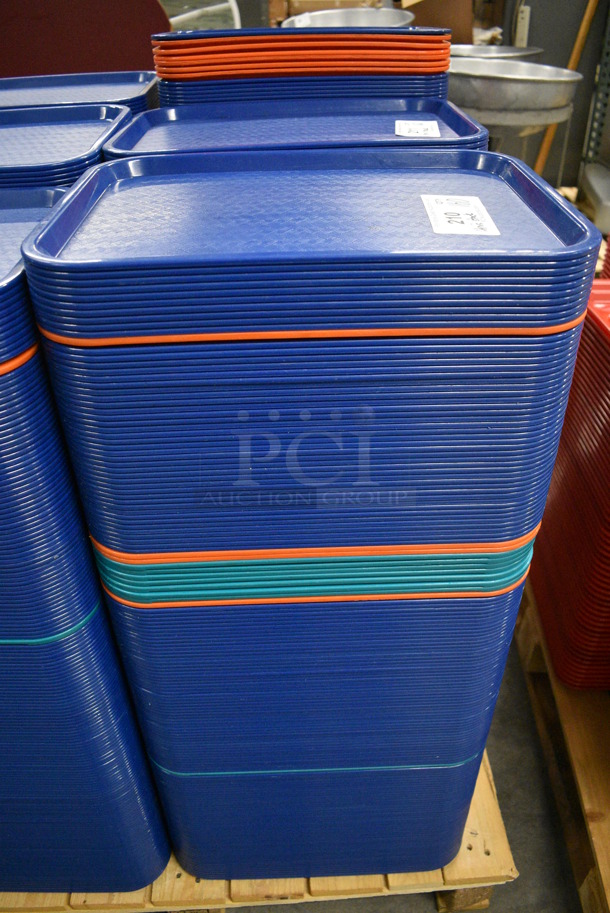 ALL ONE MONEY! Lot of 160 Various Colored Trays! 16x12x1 - Image 1 of 3