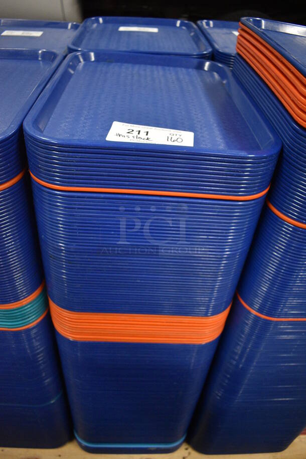 ALL ONE MONEY! Lot of 160 Various Colored Trays! 16x12x1 - Image 1 of 3