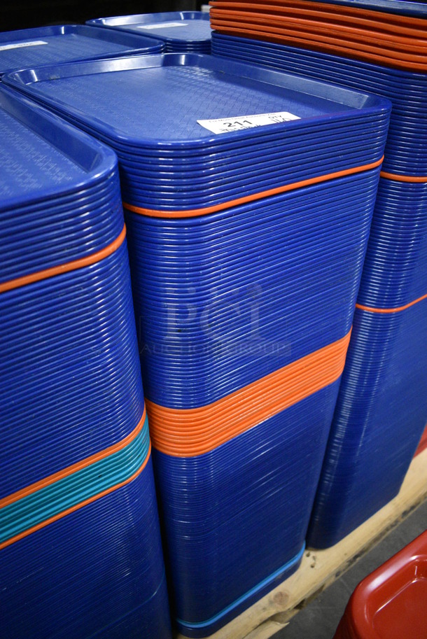 ALL ONE MONEY! Lot of 160 Various Colored Trays! 16x12x1 - Image 3 of 3