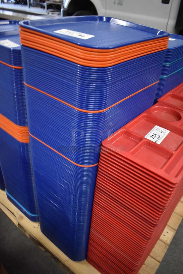 ALL ONE MONEY! Lot of 176 Various Colored Trays! 16x12x1 - Image 2 of 3