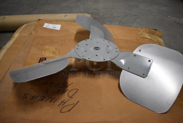 3 McQuay Metal Tri Blade Fan Propellers. 26x26x4. 3 Times Your Bid! - Image 3 of 8