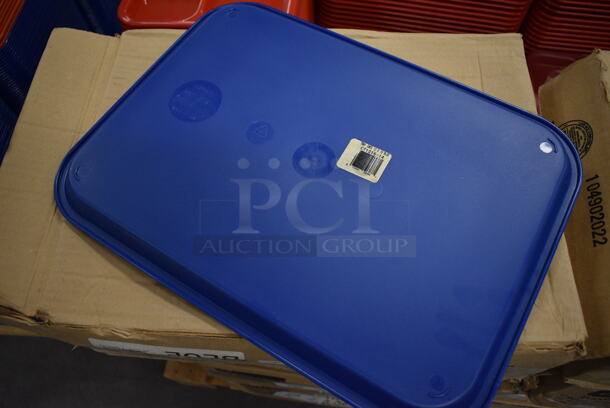 ALL ONE MONEY! Lot of 48 Carlisle  Poly Blue Trays! 16x12x1 - Image 4 of 5