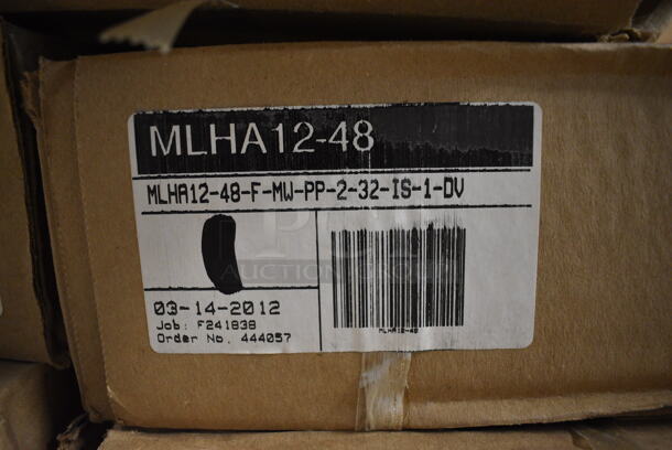 5 BRAND NEW IN BOX! SA64 White Metal Ceiling Lights. 12x4x49.5. 5 Times Your Bid! - Image 6 of 7