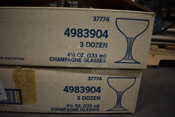 29 BRAND NEW IN BOX! Champagne Glasses. 3.5x3.5x4.5. 29 Times Your Bid! - Image 4 of 4