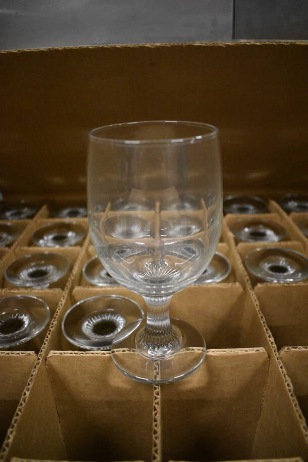 36 BRAND NEW IN BOX! Goblet Glasses.3x3x6. 36 Times Your Bid! - Image 2 of 4