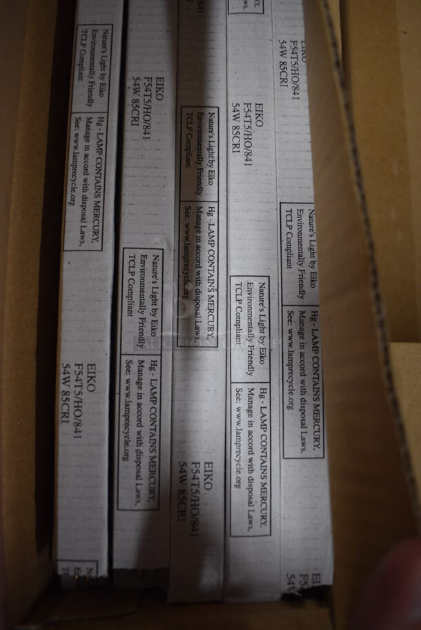 2 Boxes of Eiko 54W 4100TK T5 85 CRI G5 Base High Output Fluorescent Light Tubes. 0.5x0.5x45.5. 2 Times Your Bid! - Image 3 of 8